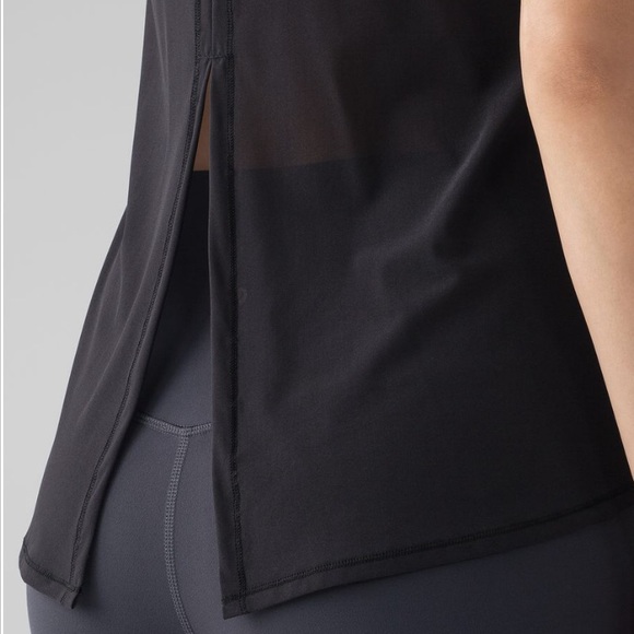 Lululemon Two With One Singlet in black. - Picture 4 of 10